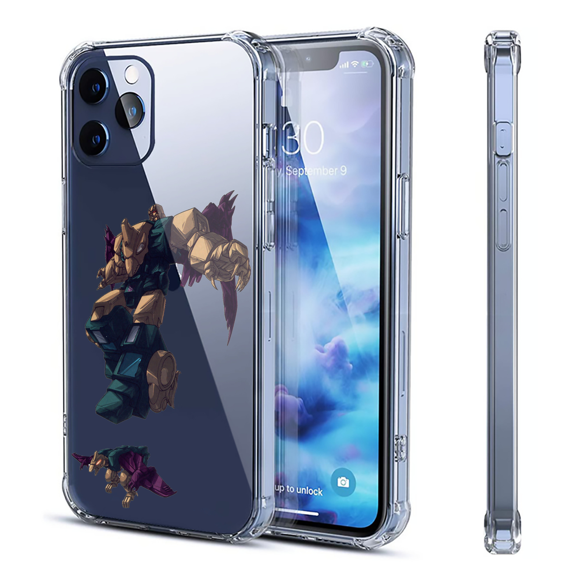 （画像用）  【iPhone 12シリーズ対応】透明スマホケース（クリアソフトケース）